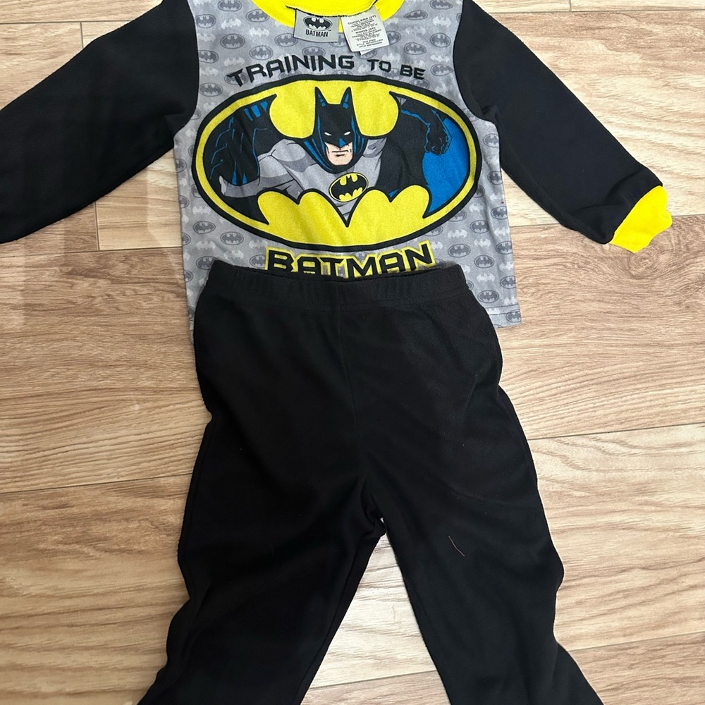 Batman Kids Pajama Set - Fleece - 2T